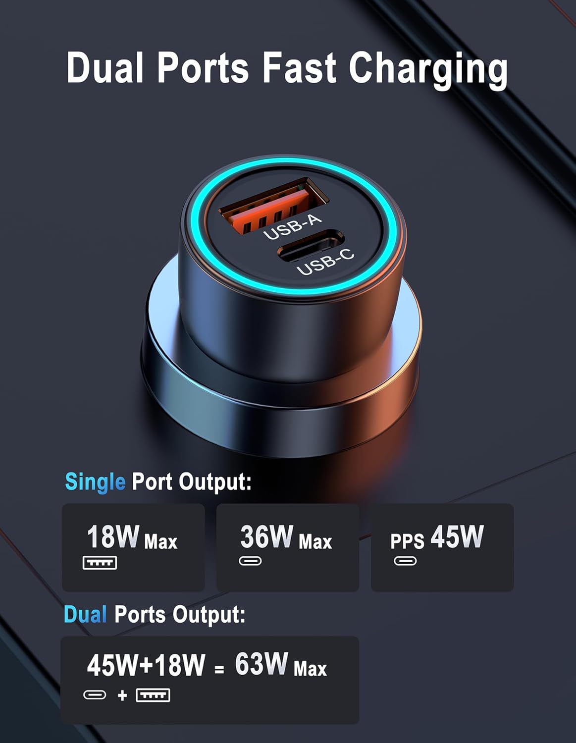 Thumbnail 6 de Samsung Galaxy S23 63W car charger 45W PPS