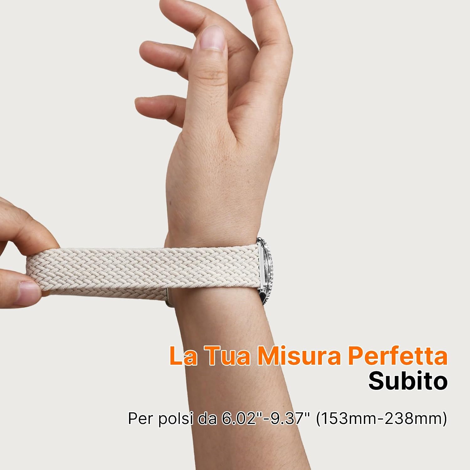 Thumbnail 3 de Fullmosa Cinturino Orologio Nylon Elastico 20mm – Compatibile con Samsung/Garmin, Chiusura Magnetica Regolabile