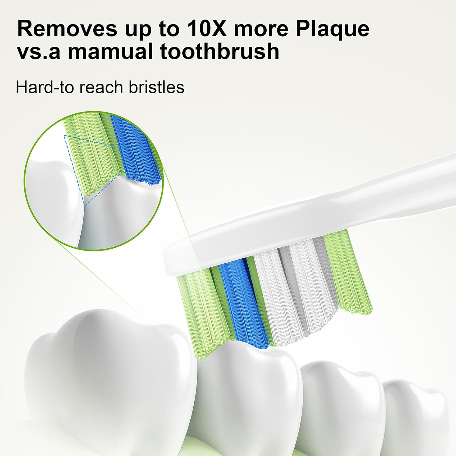 Thumbnail 1 de GottaShine Replacement Toothbrush Heads 12 Pack 🪥