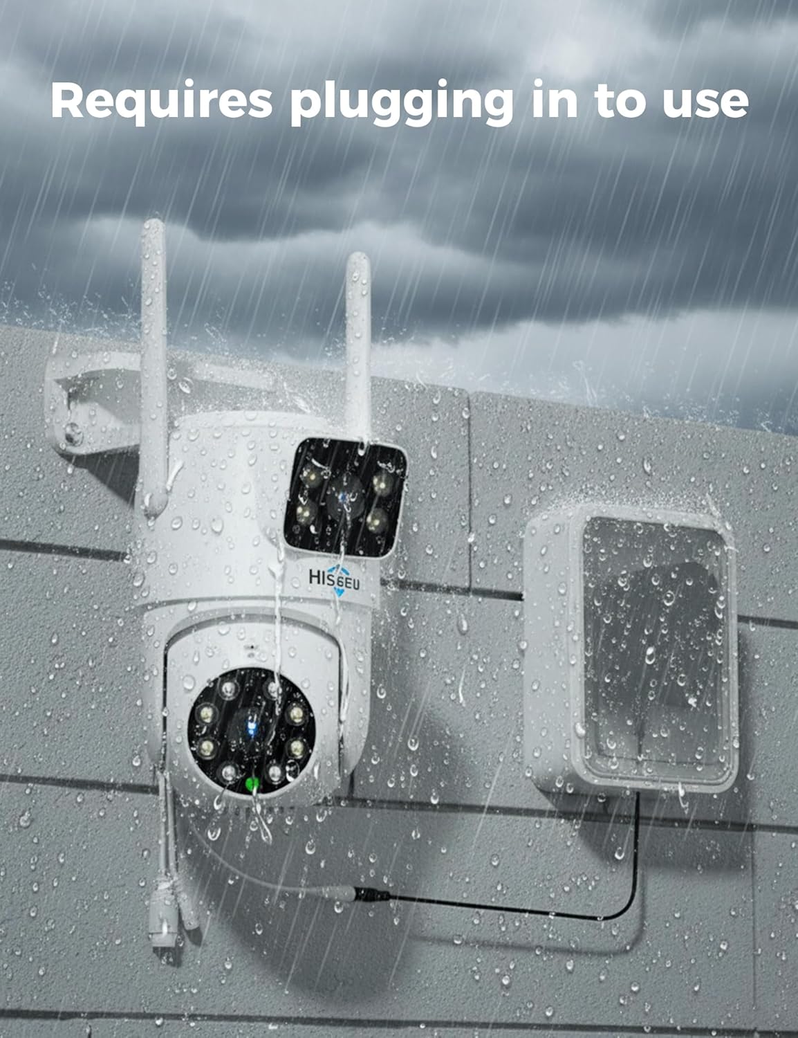 Detalle 2 de Hiseeu Wireless Security Cameras Pro 1TB