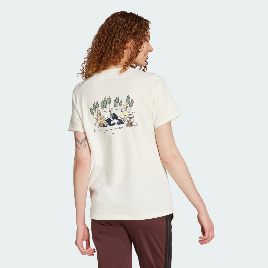Detalle 2 de Codes Doodle Camp Graphic T-Shirt de Adidas: opinión de compra