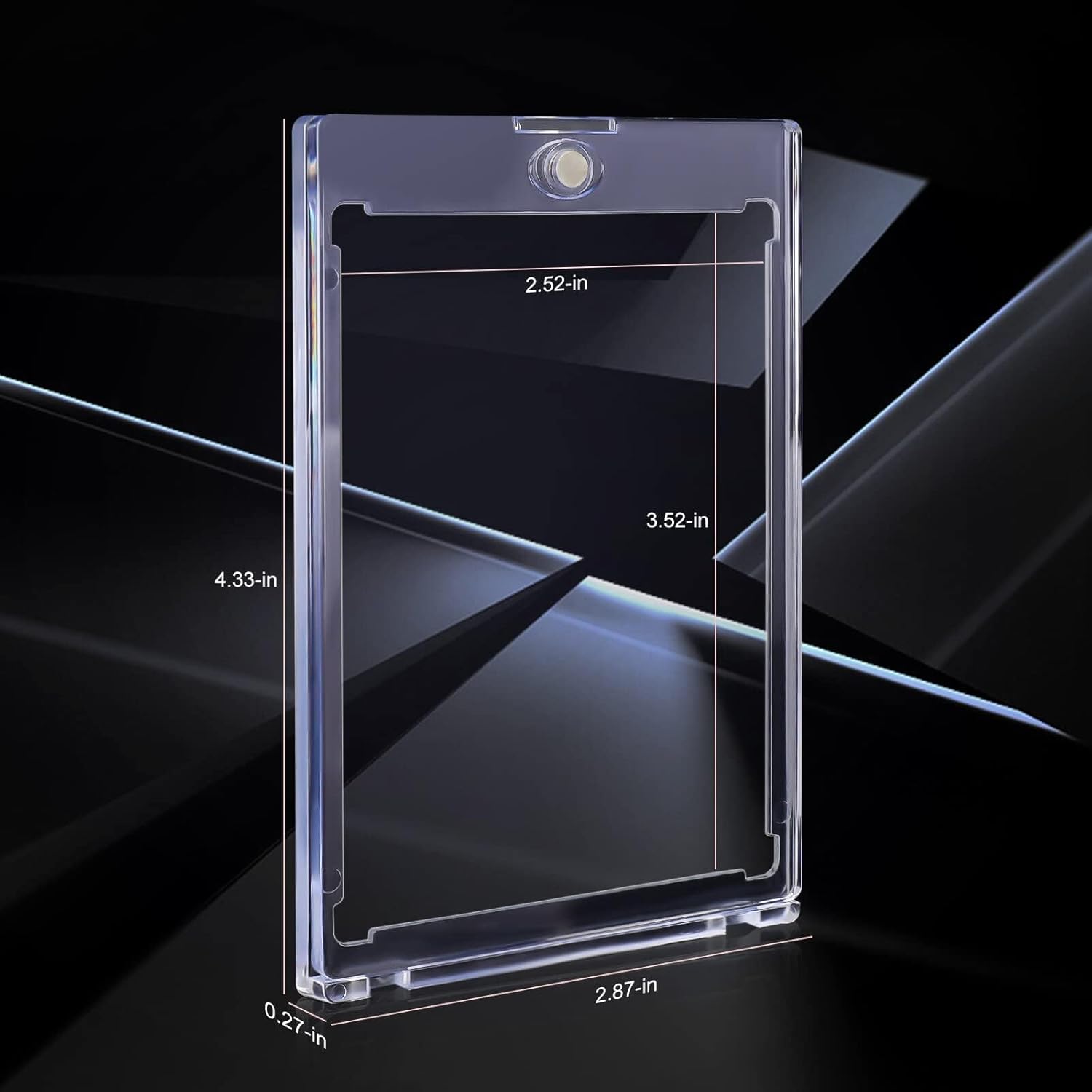 Thumbnail 1 de Mlikero 16 Magnetic Card Holder für Sammelkarten (35 PT), magnetische Hartkartenhüllen für Standardkarten