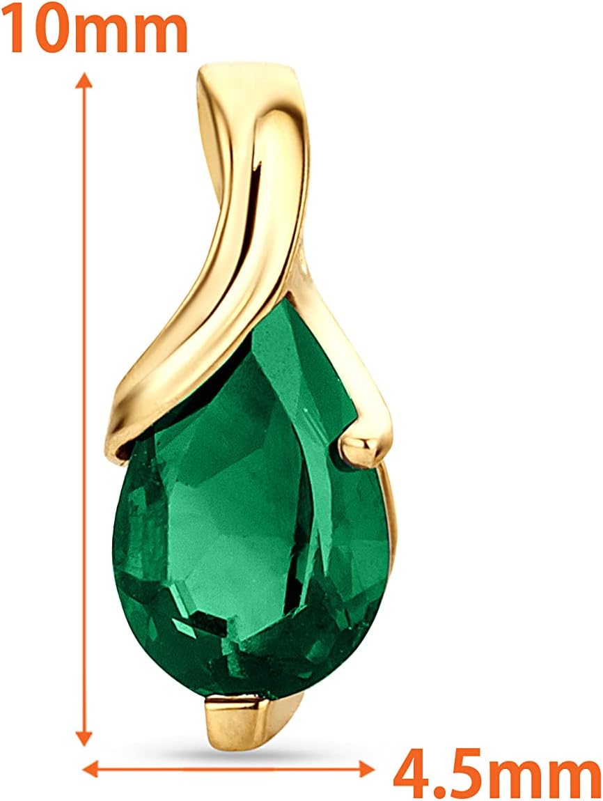 Detalle de Orovi Pendientes gota oro 9 quilates