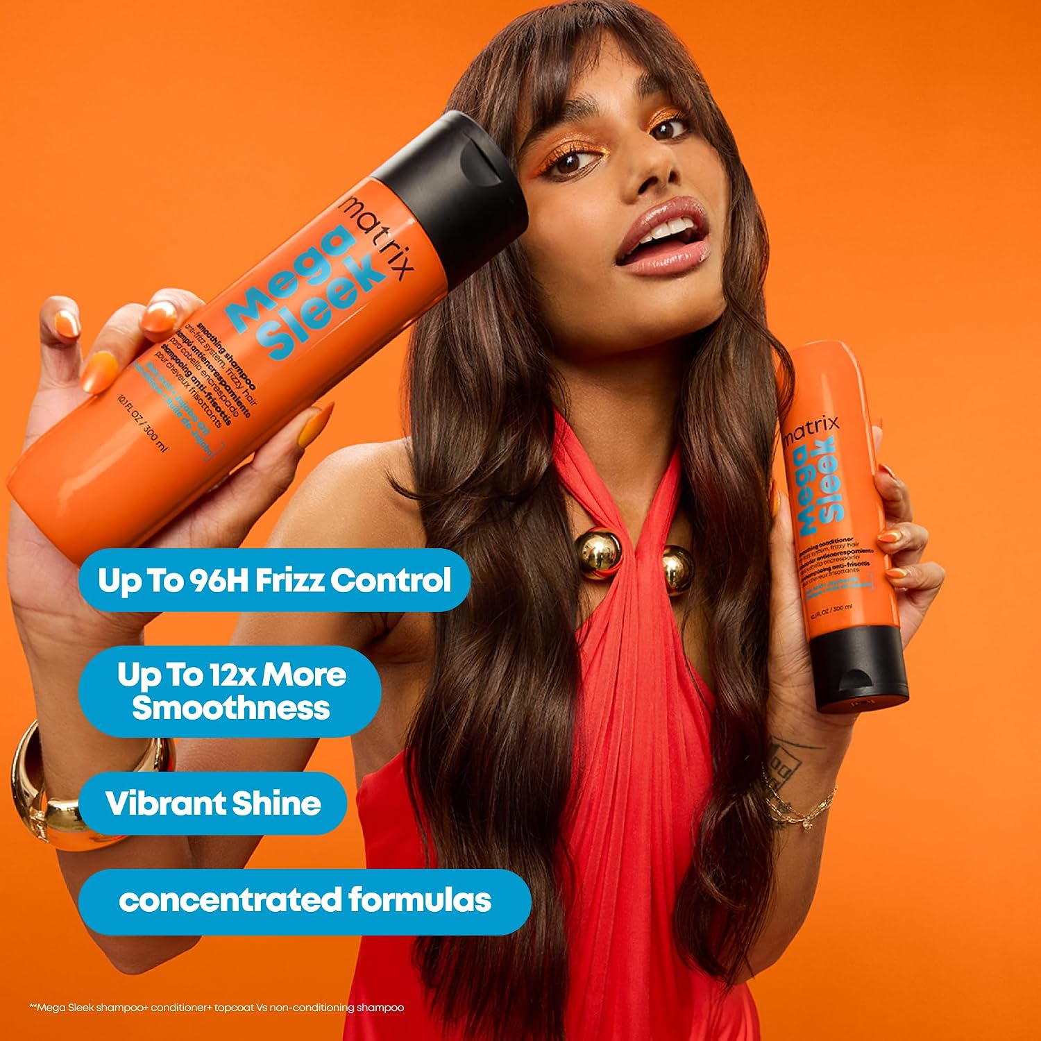 Detalle de Matrix Mega Sleek Anti-Frizz Smoothing Conditioner, 300 ml