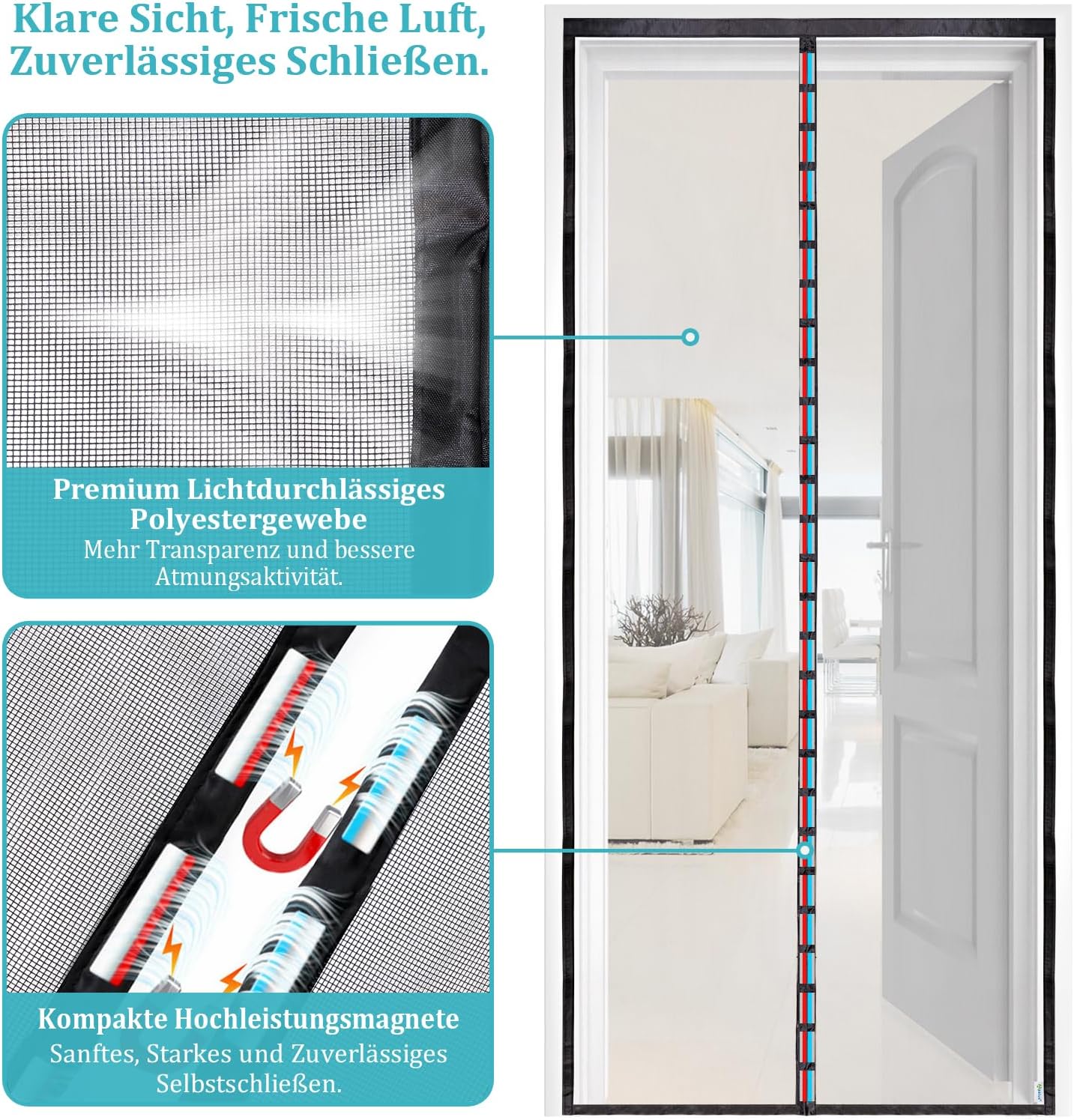 Thumbnail 2 de Apalus Prime Fliegengitter Tür 90x210 cm