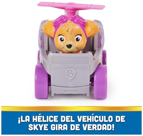 Detalle de Paw Patrol Pup Squad Racers Pack: 6 coches de Patrulla Canina para niños