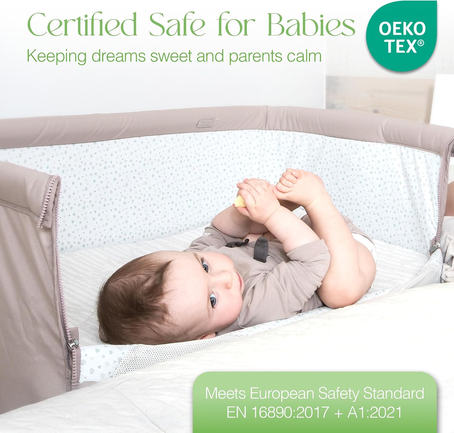 Thumbnail 4 de Next To Me Bedside Crib Mattress 50x83 cm with Super Soft Bamboo Cover