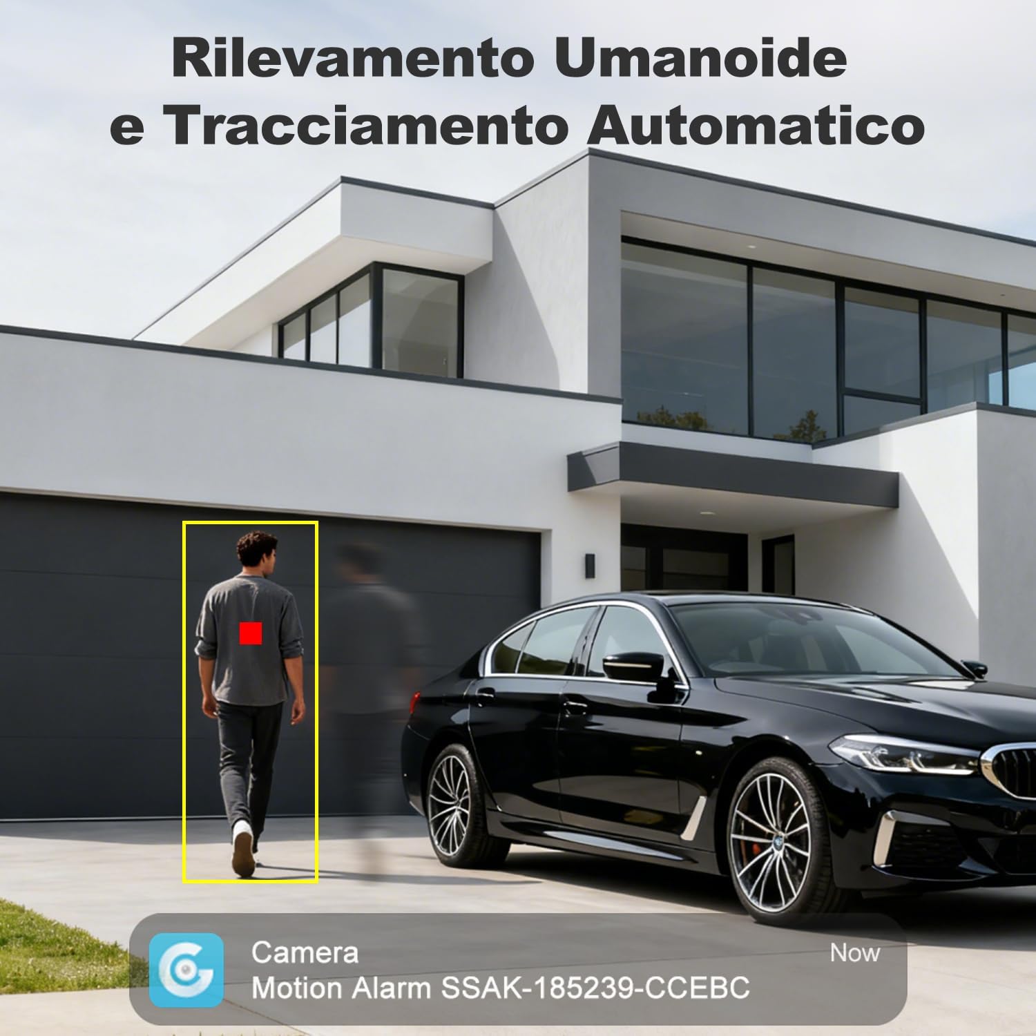 Thumbnail 2 de GENBOLT Telecamera WiFi Esterno con PoE: doppio obiettivo, 360° e tracciamento automatico