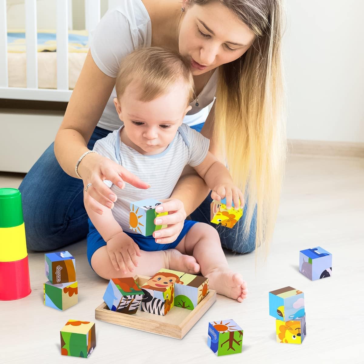 Thumbnail 3 de Japace 6-in-1 Wooden Toddler Puzzles