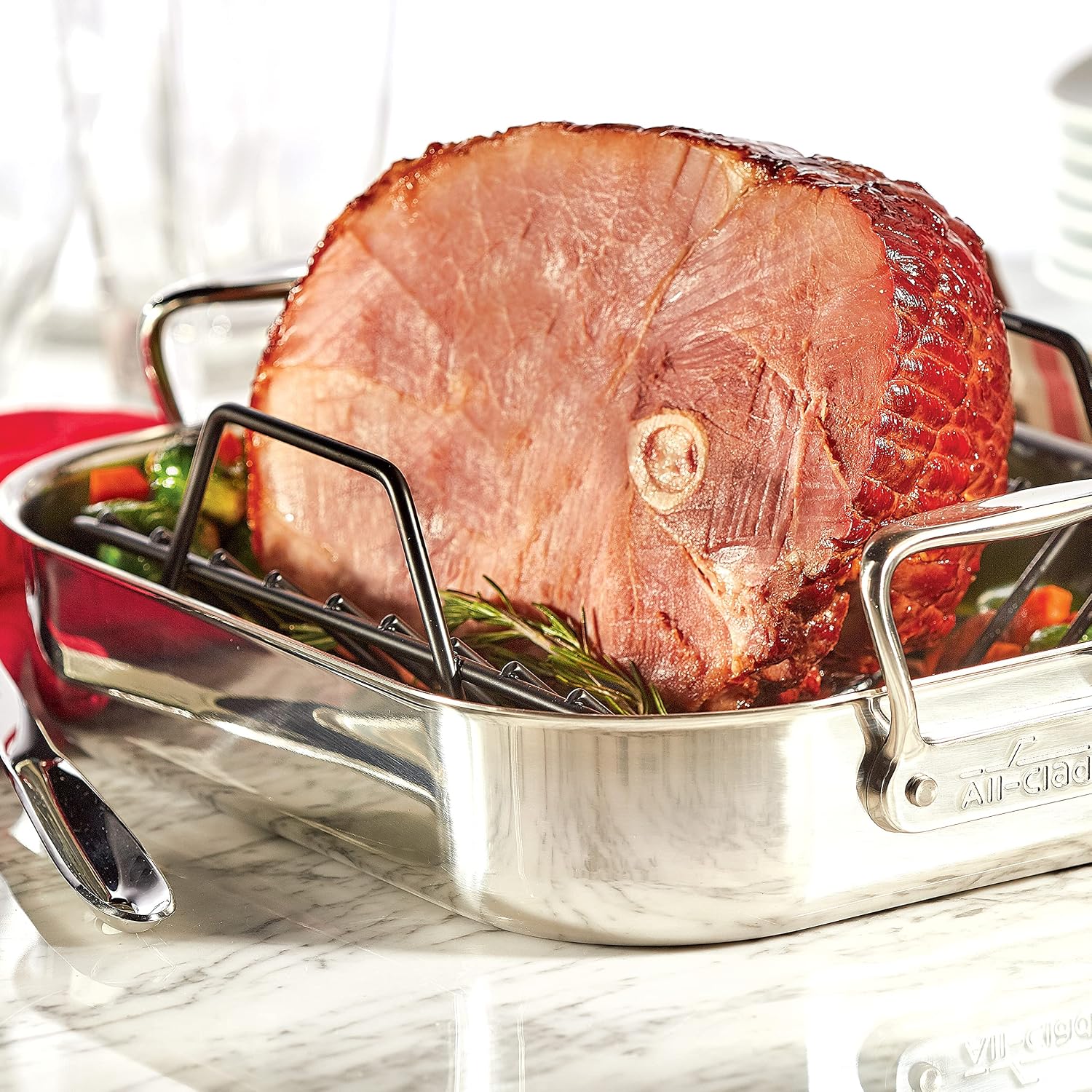Thumbnail 6 de All-Clad Stainless Steel Roasting Pan 13" x 16