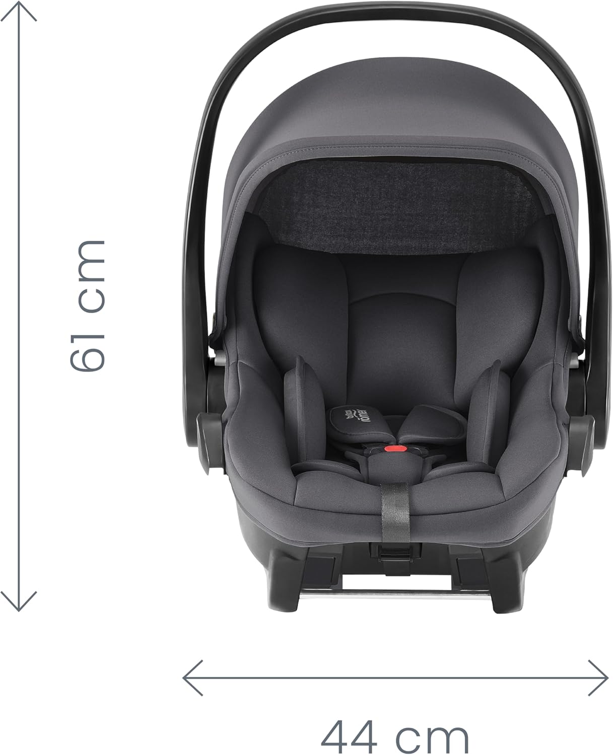 Detalle 2 de BRITAX RÖMER porta bebè BABY-SAFE CORE: seggiolino auto per nascita a 83 cm, Space Black