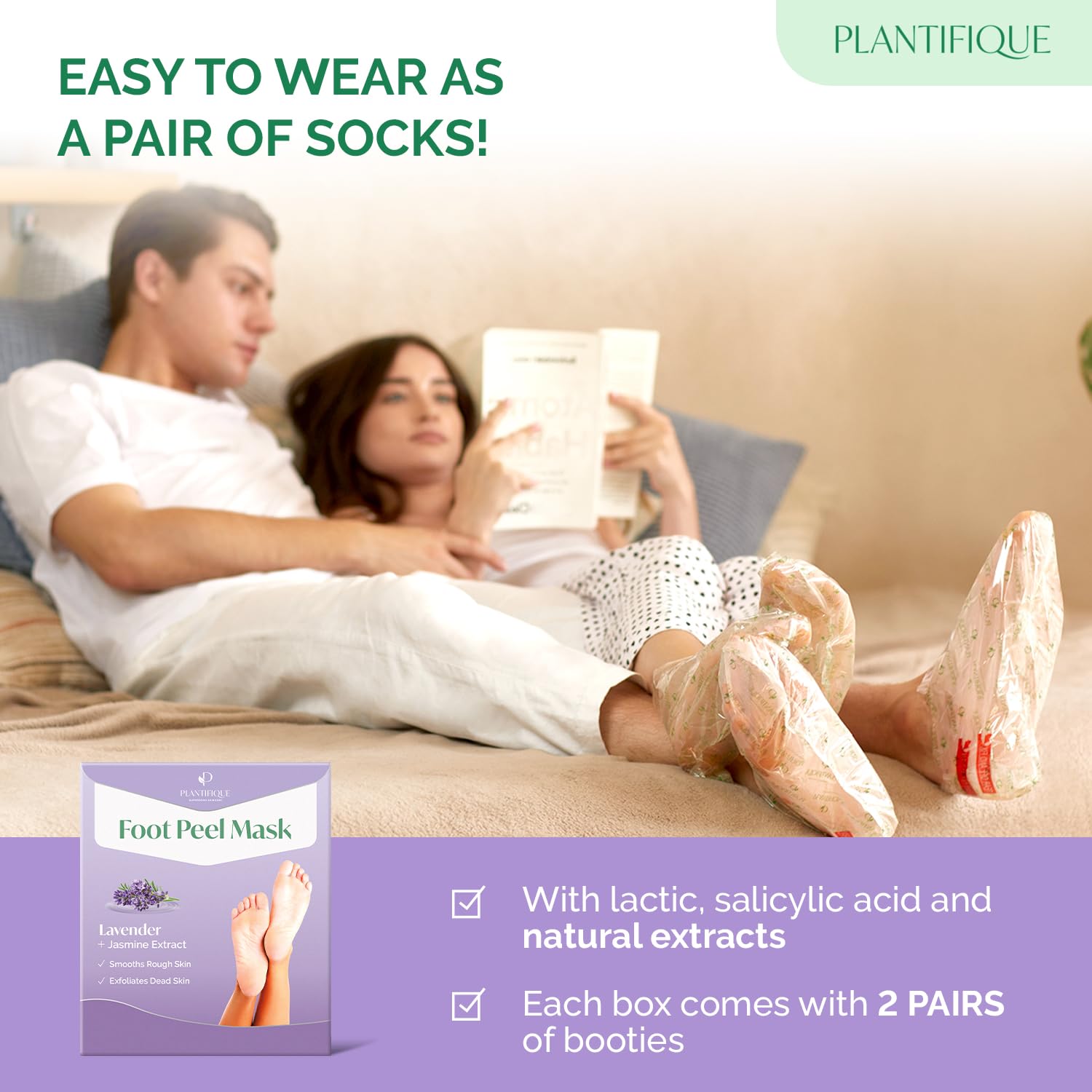 Thumbnail 4 de Plantifique Foot Peeling Mask 2 Pack