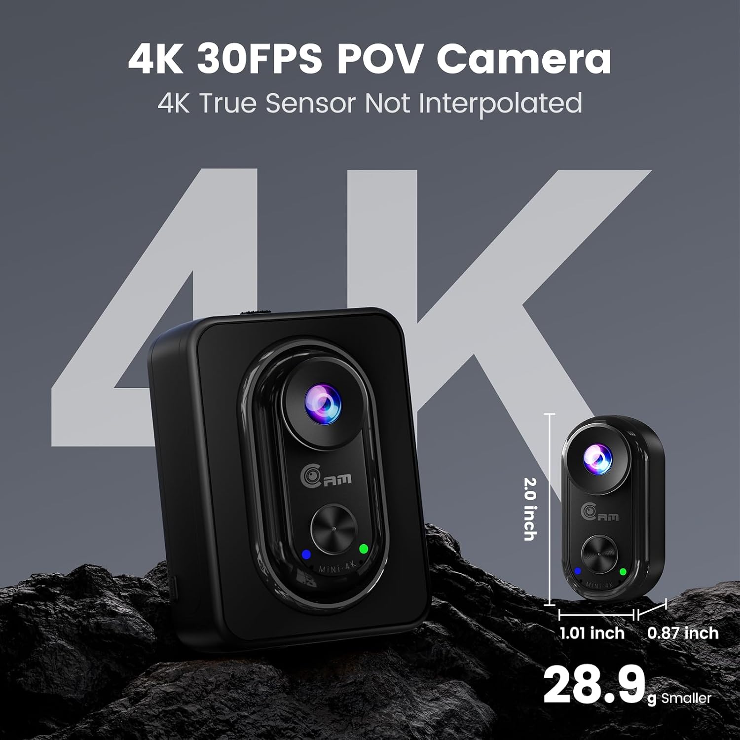 Thumbnail 1 de TIMNUT 4K Mini Action Cam – 20 MP Magnetkamera im Daumengroß-Format