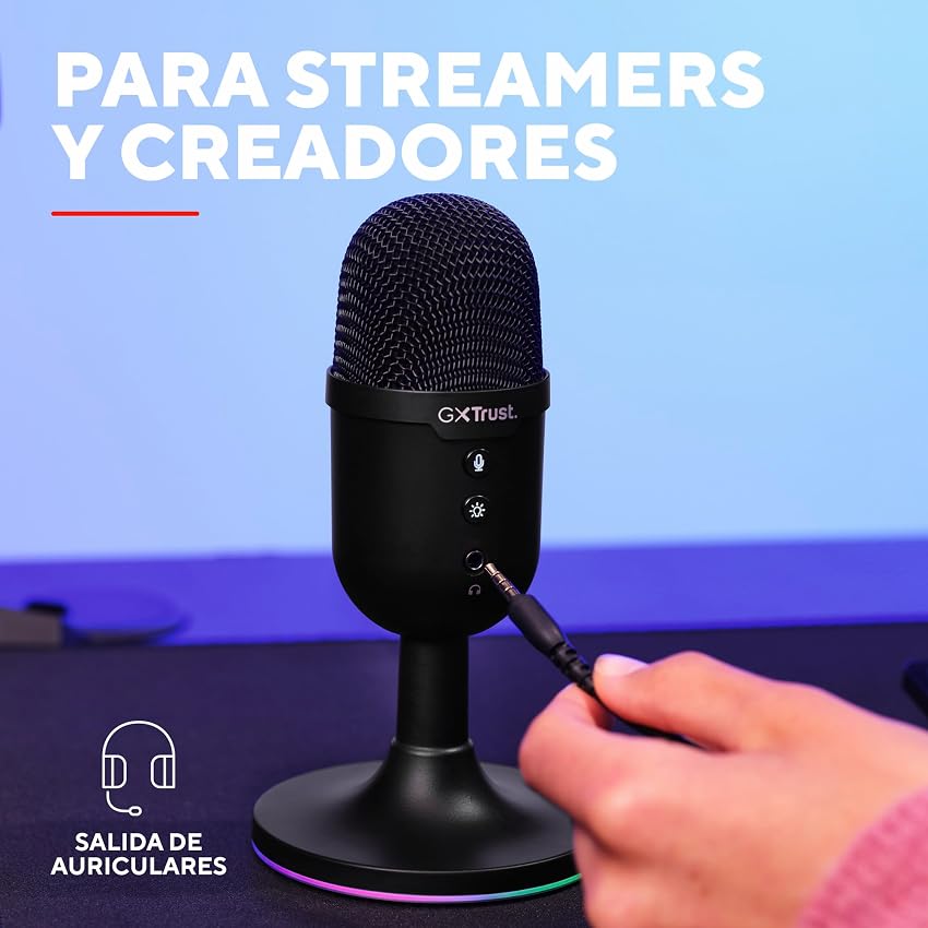 Detalle 2 de GXTrust 236 Yami Micrófono USB cardioide para streaming