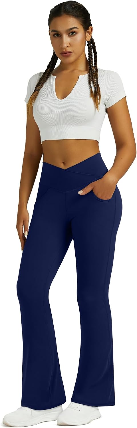 Detalle 2 de Flare Yoga Leggings in Polyester