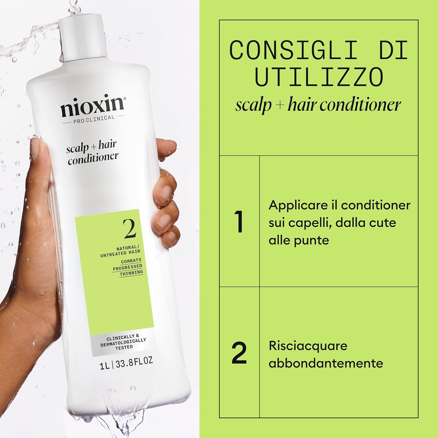 Thumbnail 4 de Nioxin Scalp + Hair Thickening Sistema 2: kit capelli naturali con assottigliamento avanzato