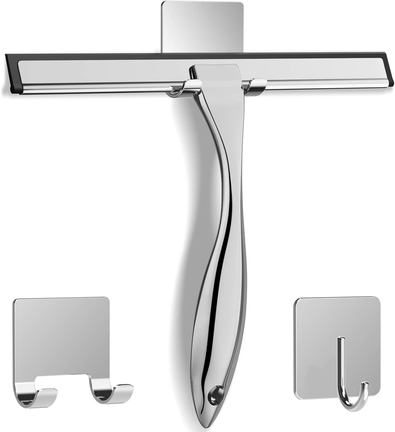 Detalle de All-Purpose Stainless Steel Shower Squeegee 10"