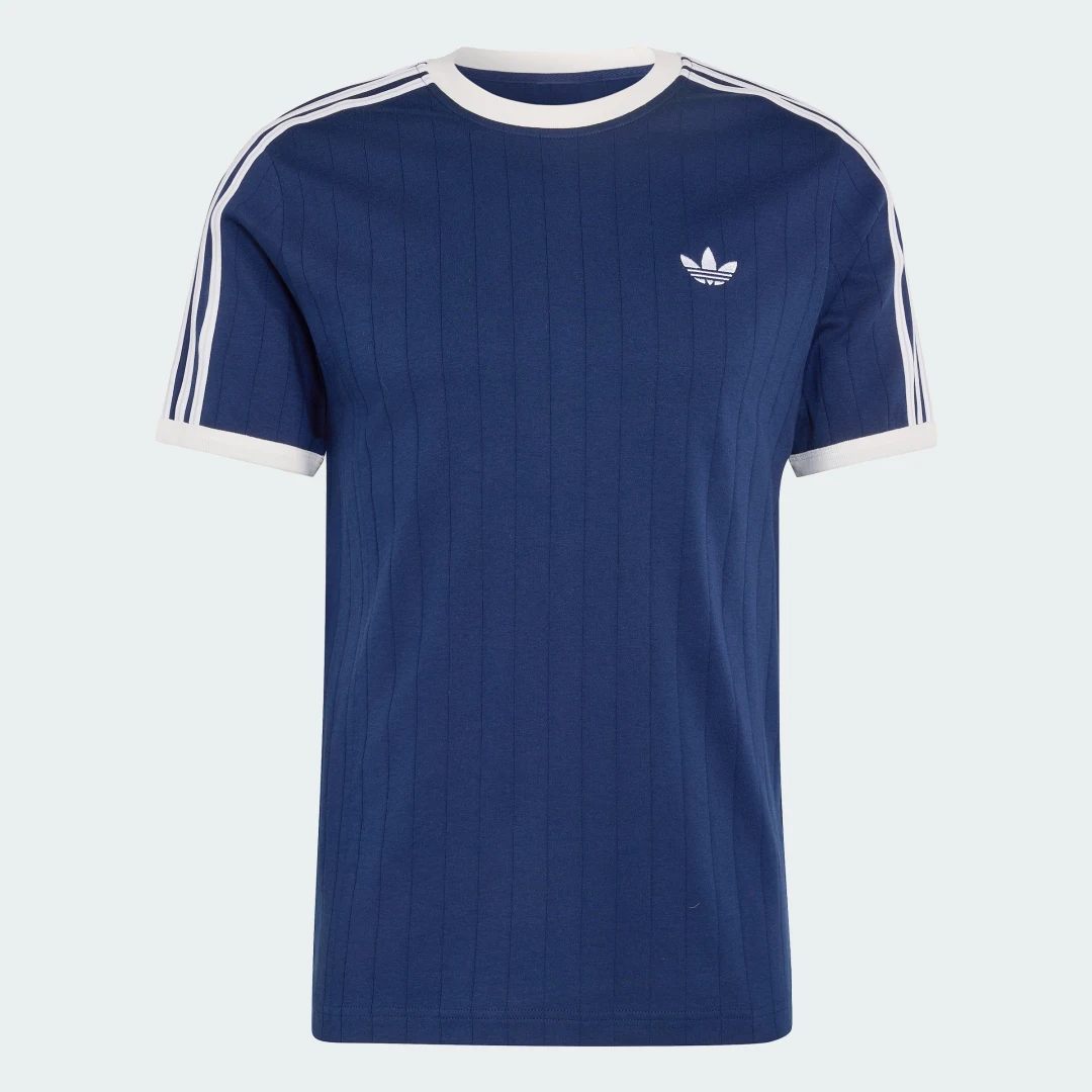 Thumbnail 3 de Camiseta Punto Calado 3 Stripes de Adidas - azul