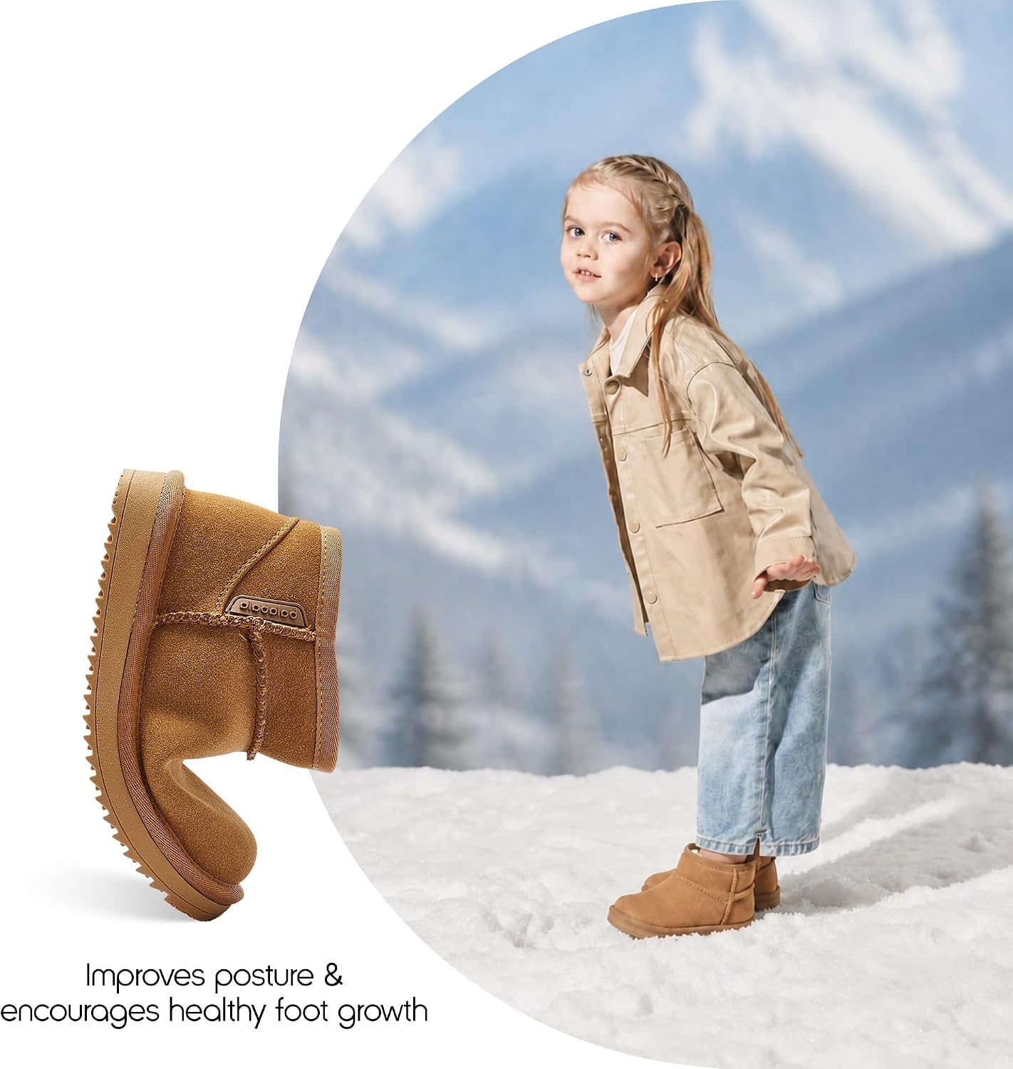 Thumbnail 6 de Balabala Kids' Snow Boots, Suede