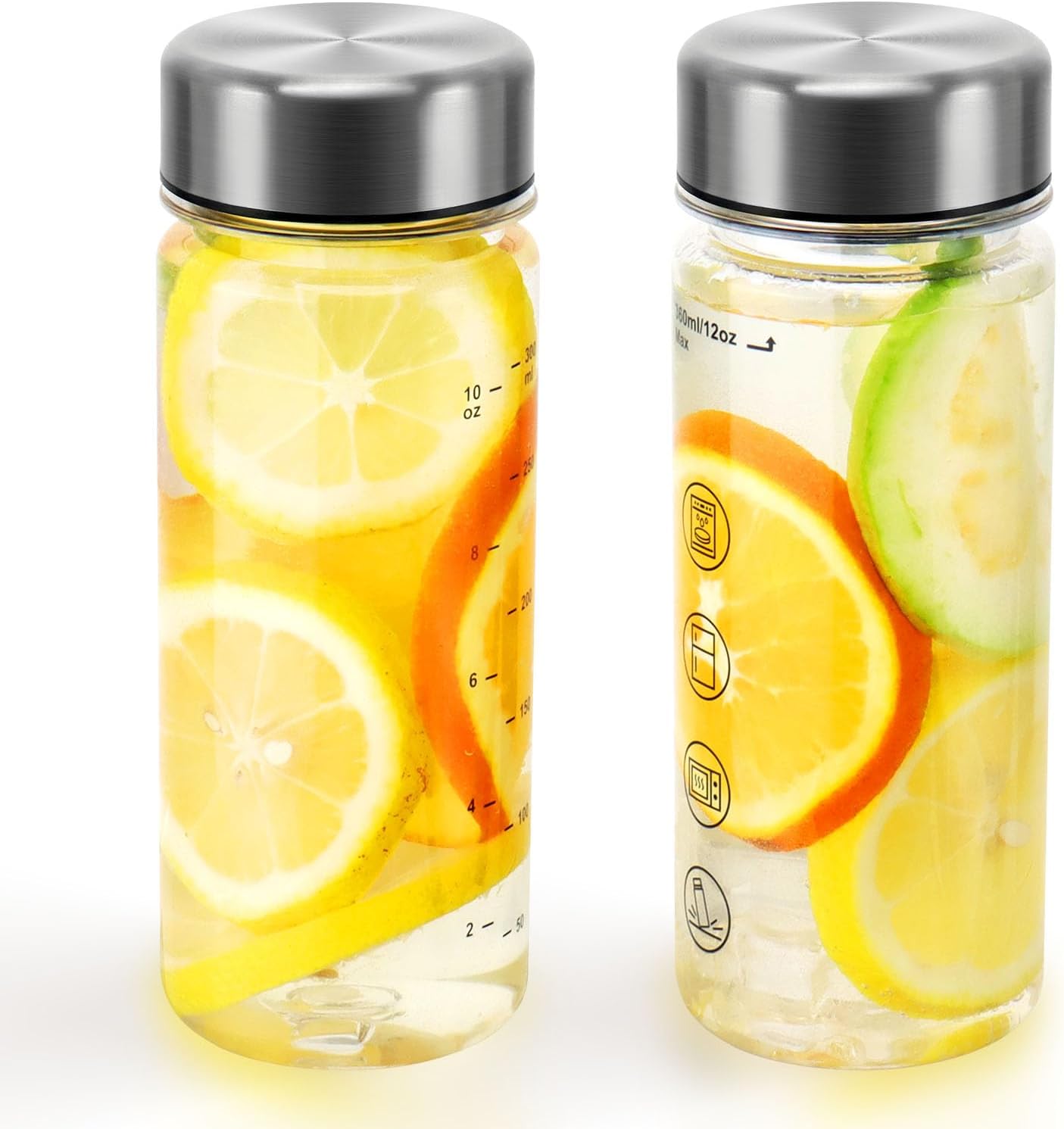 Detalle de BuildLife 350 ml Tritan water bottle set