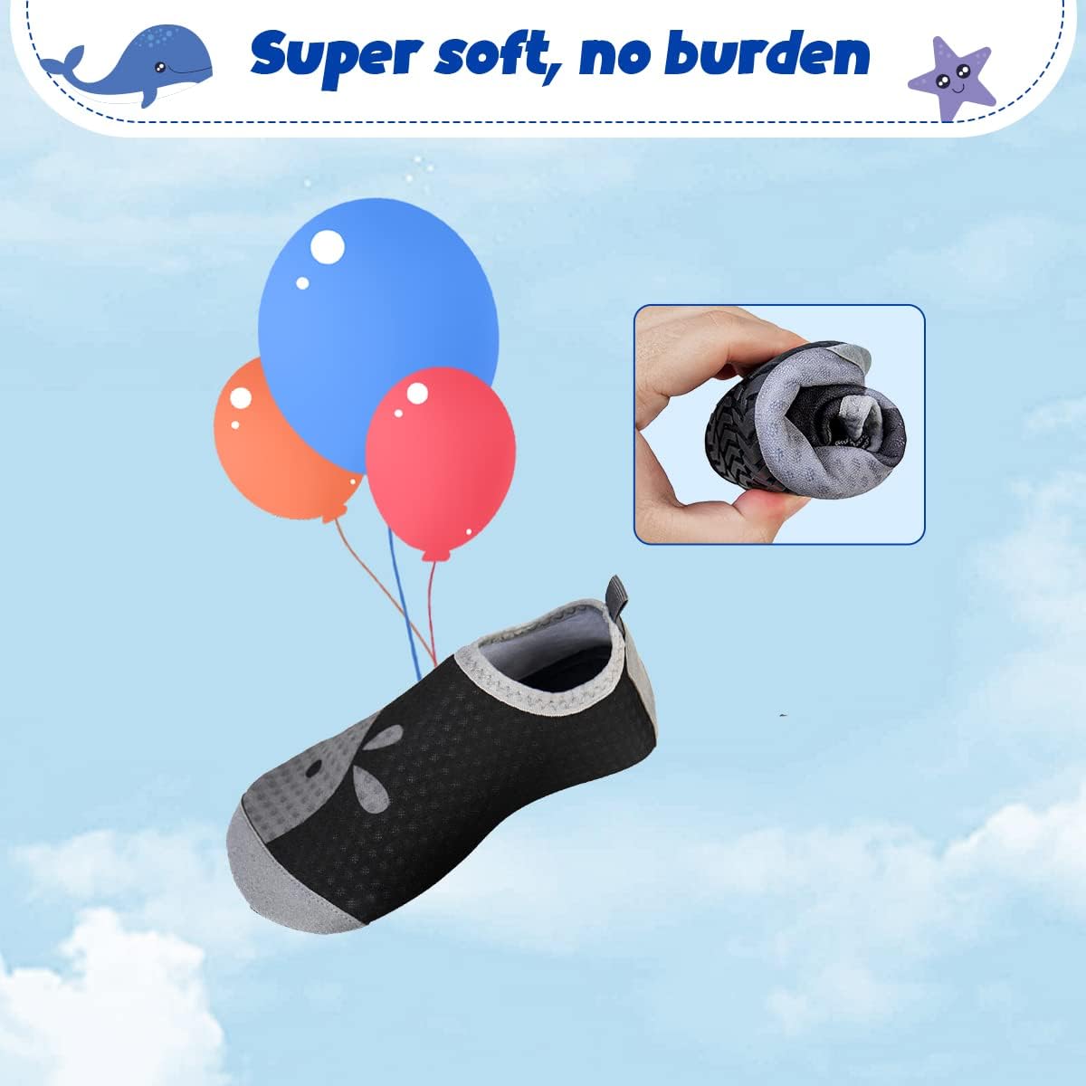 Thumbnail 2 de WateLves Kinder-Badeschuhe/Wasserschuhe in Barfuß-Optik – rutschfest, schnell trocknend für Pool & Strand