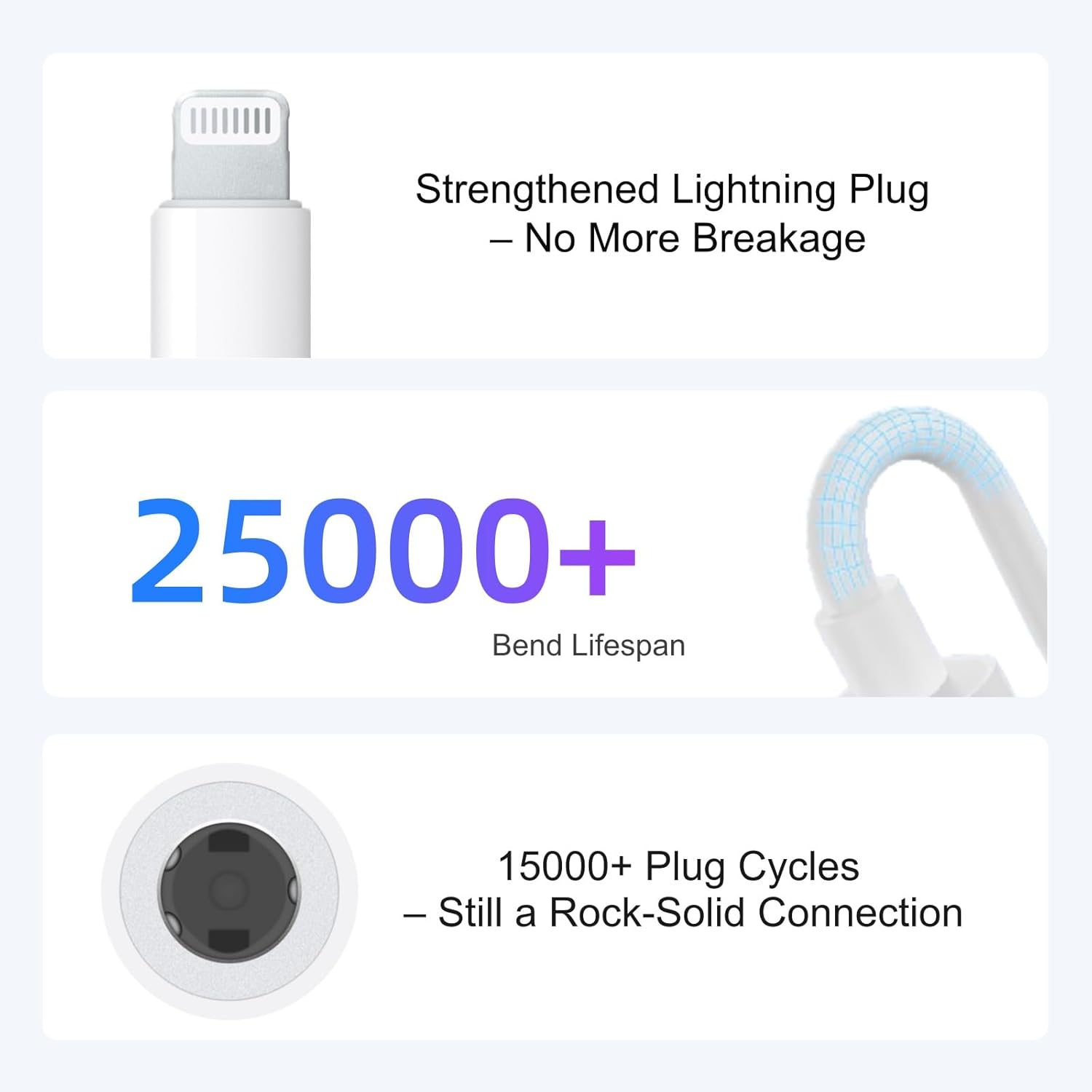 Thumbnail 3 de Apple Lightning to 3.5mm Headphone Adapter 2-pack