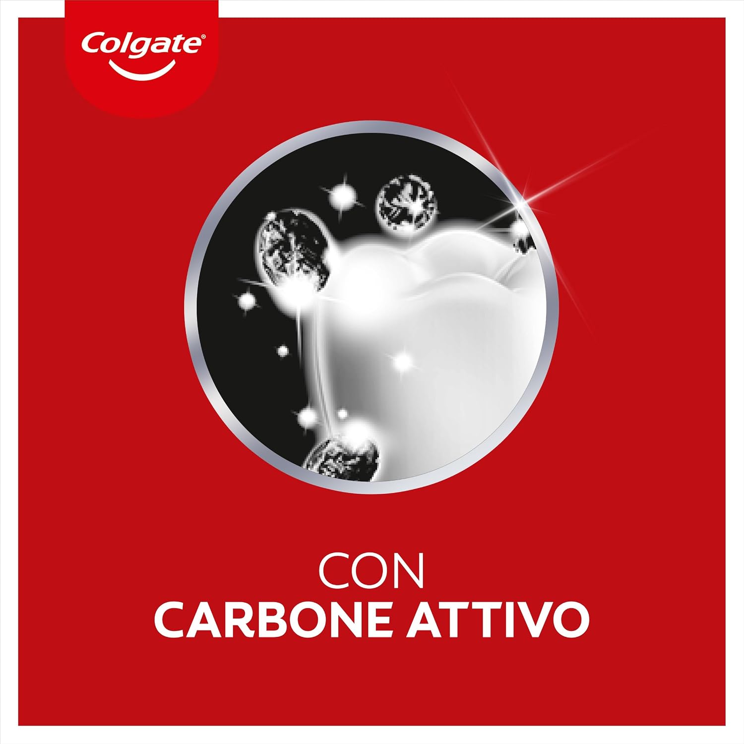 Detalle de Colgate Dentifricio Sbiancante Max White Carbon – 4 Confezioni da 75 ml