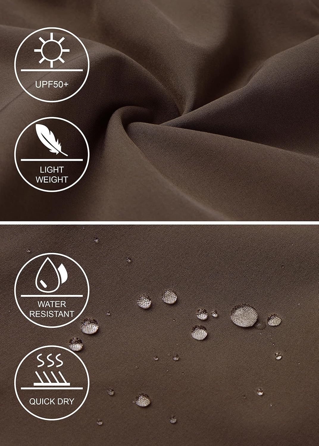 Detalle de Libin Men's Lightweight Joggers: Quick Dry Cargo Hiking Trousers