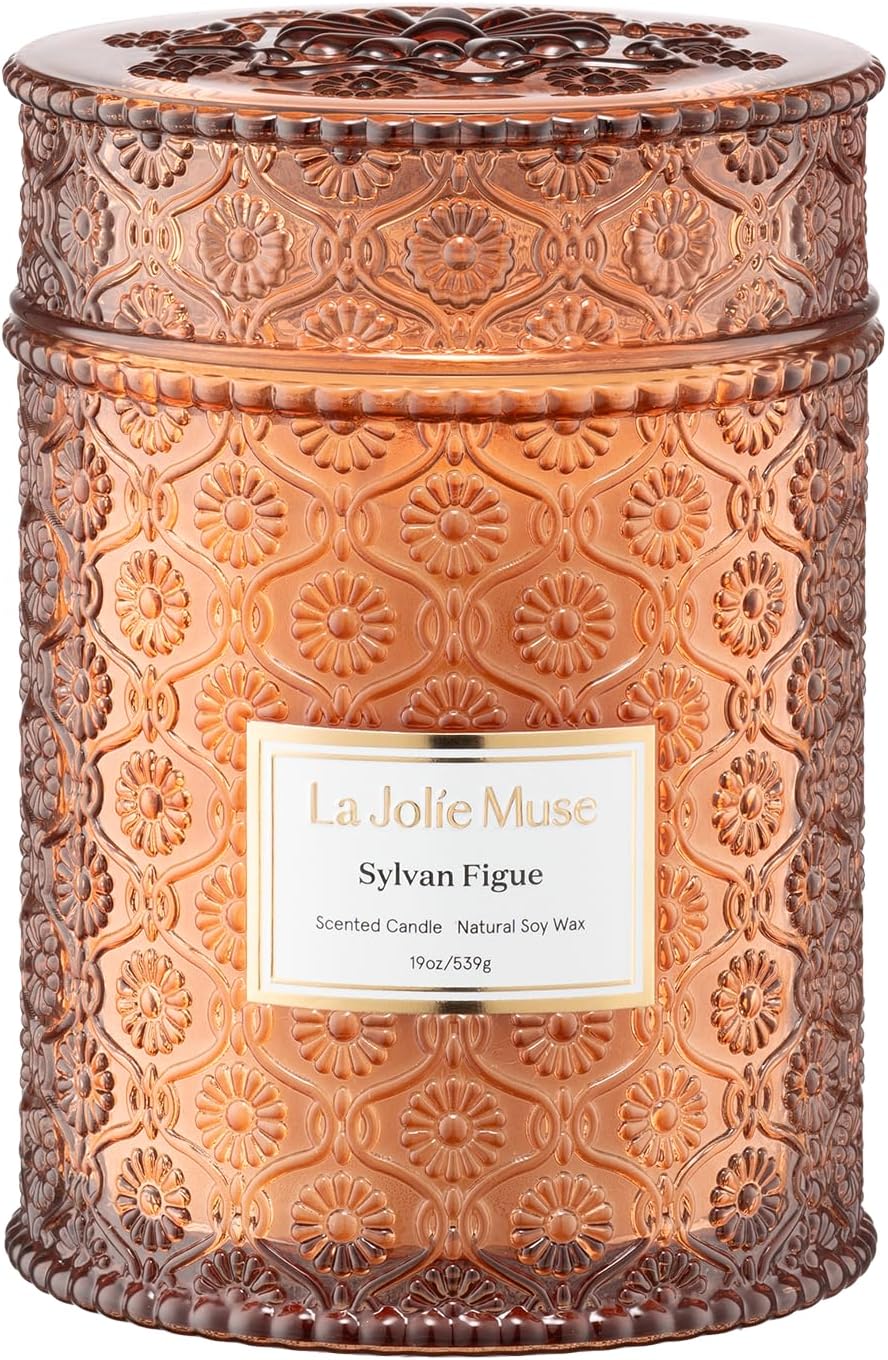 Thumbnail 6 de LA JOLIE MUSE Eucalyptus & Alpine Sage Scented Candle — 12 oz Double Cotton Wick Soy Candle