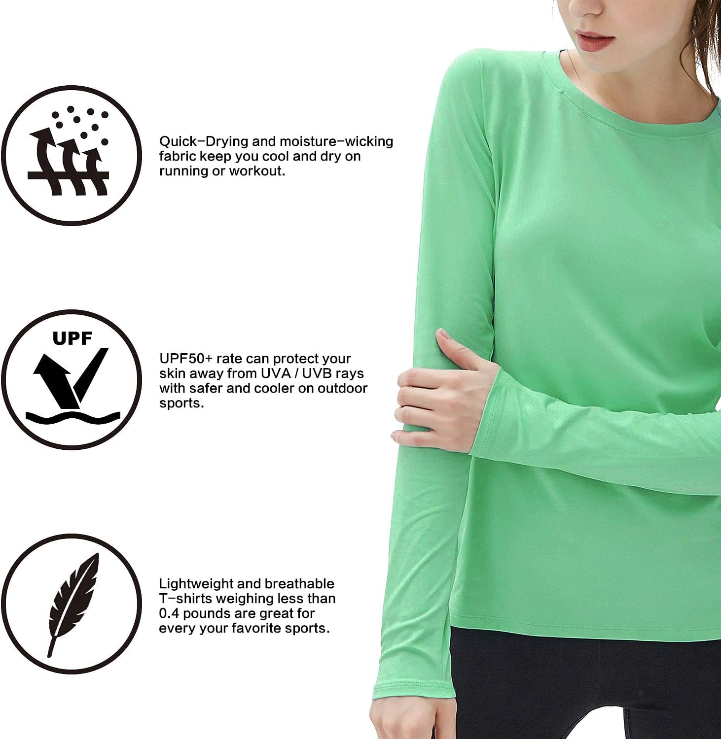 Detalle 2 de Isnowood Women's Sun Protection Shirt