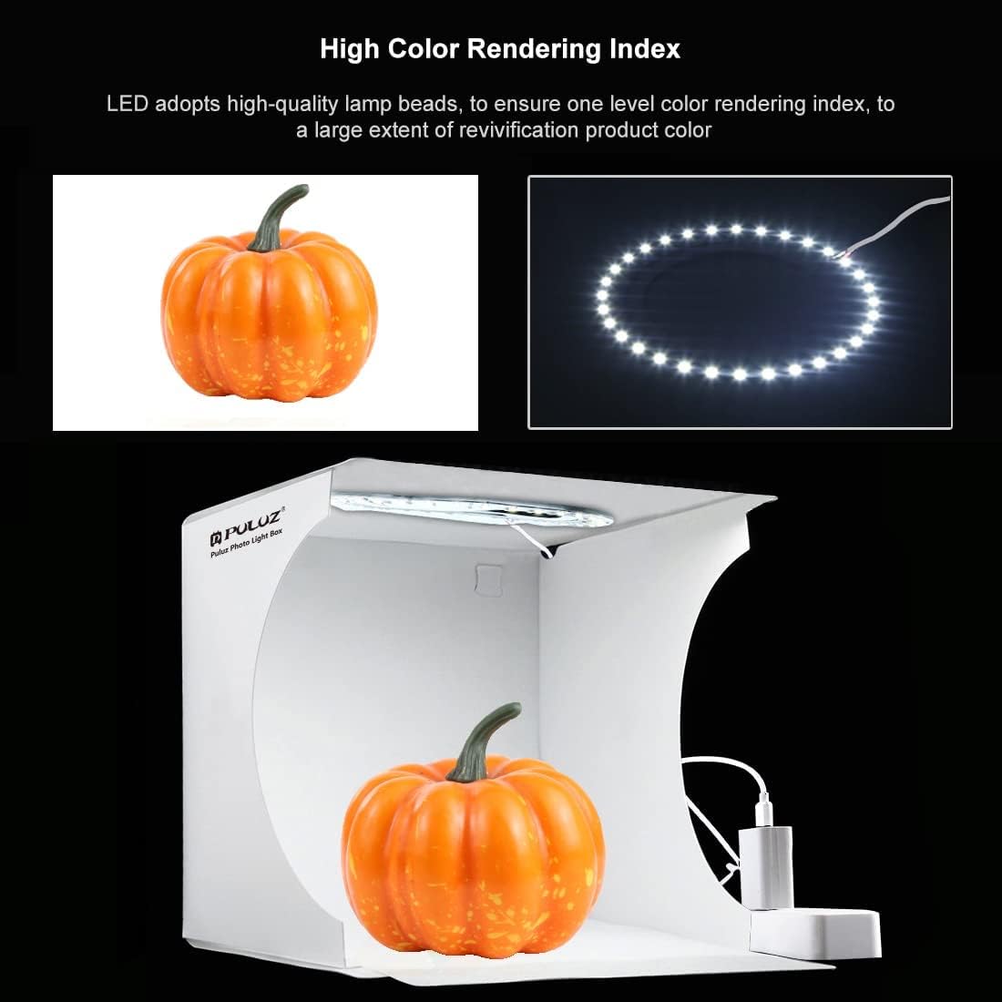 Thumbnail 5 de PULUZ Mini photo studio light box kit 24cm