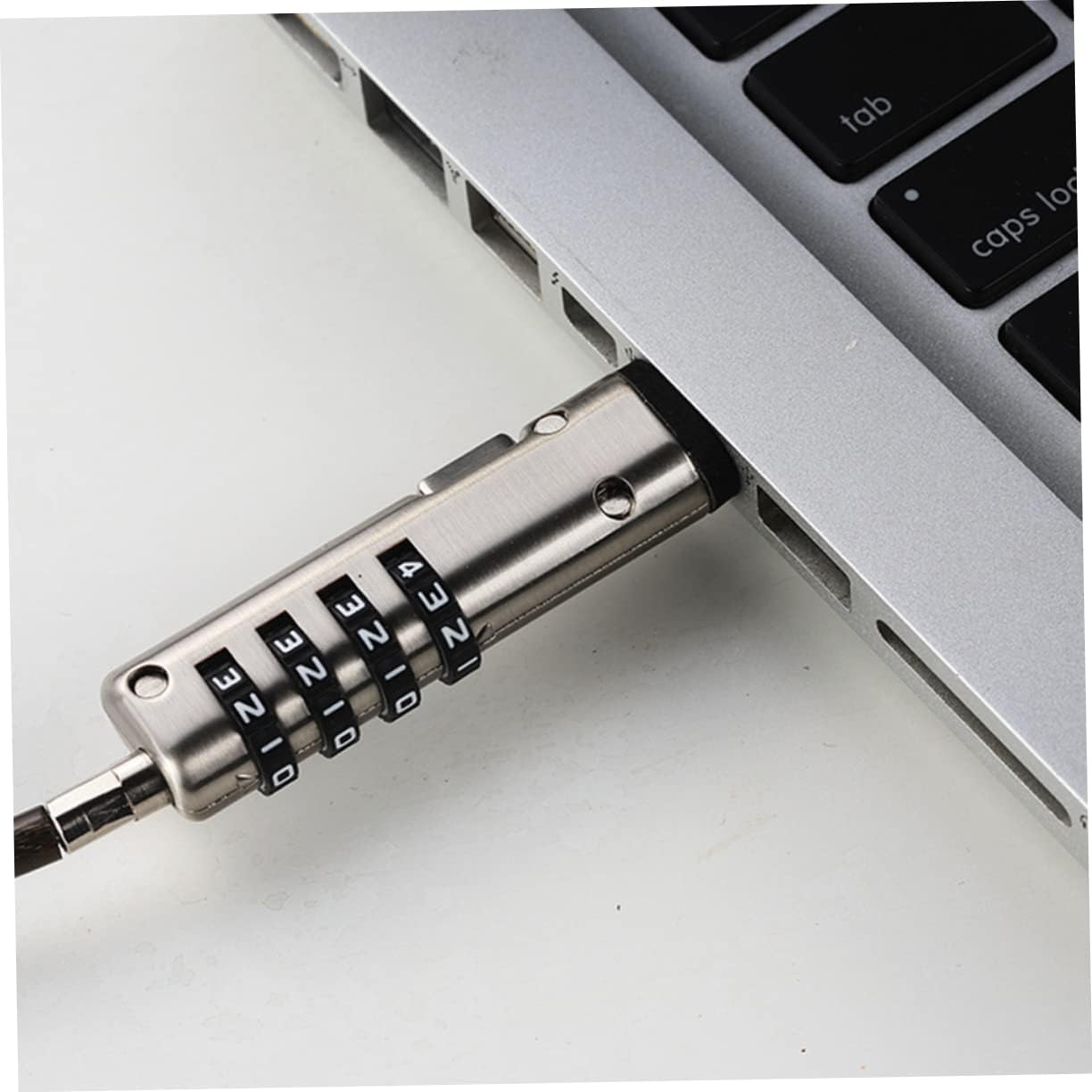 Thumbnail 2 de Artibetter USB Port Lock with 4-Digit Numeric Password (anti-theft cable lock for laptops)