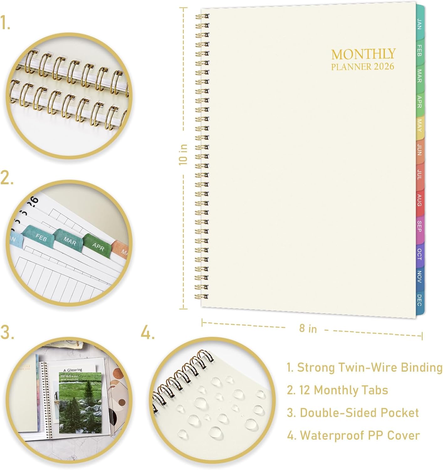 Thumbnail 3 de 2026 Monthly Planner for Organized Year
