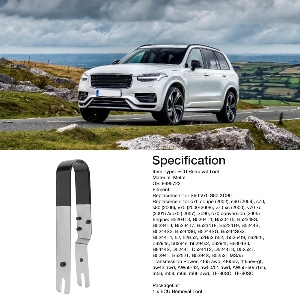 Detalle de Akozon ECU-borttagningsverktyg för S60, V70, S80 och XC90 i metall