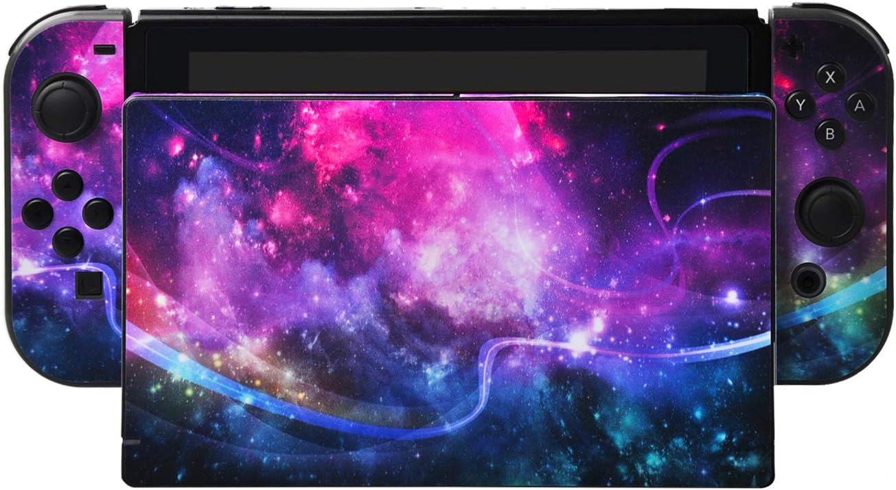 Detalle de eXtremeRate Shining Galaxy skin for Nintendo Switch