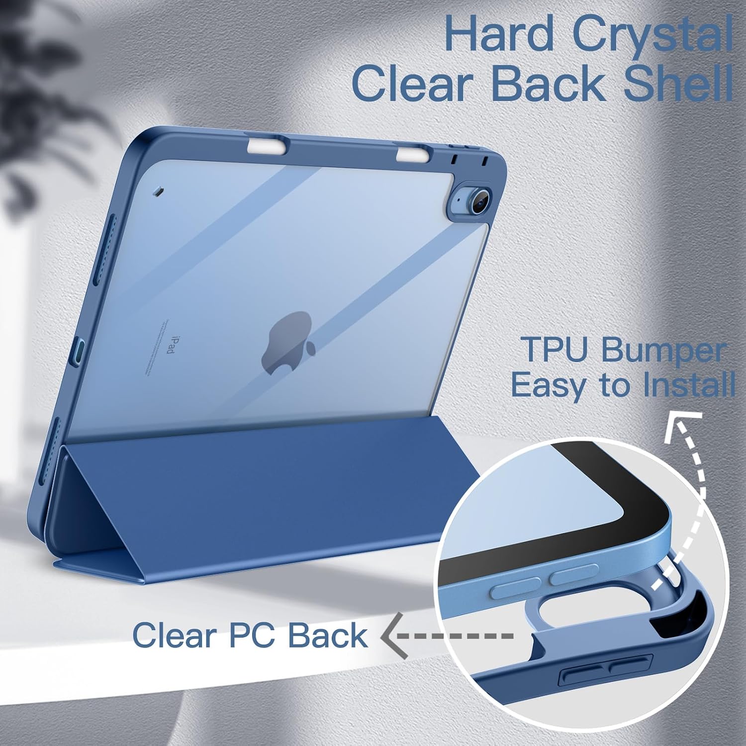 Detalle de JETech iPad case with Pencil holder