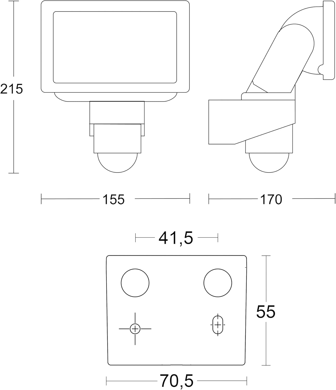 Thumbnail 6 de Steinel LED faretto per esterni LS 150 S nero con sensore di movimento 240° e luce 4000 K