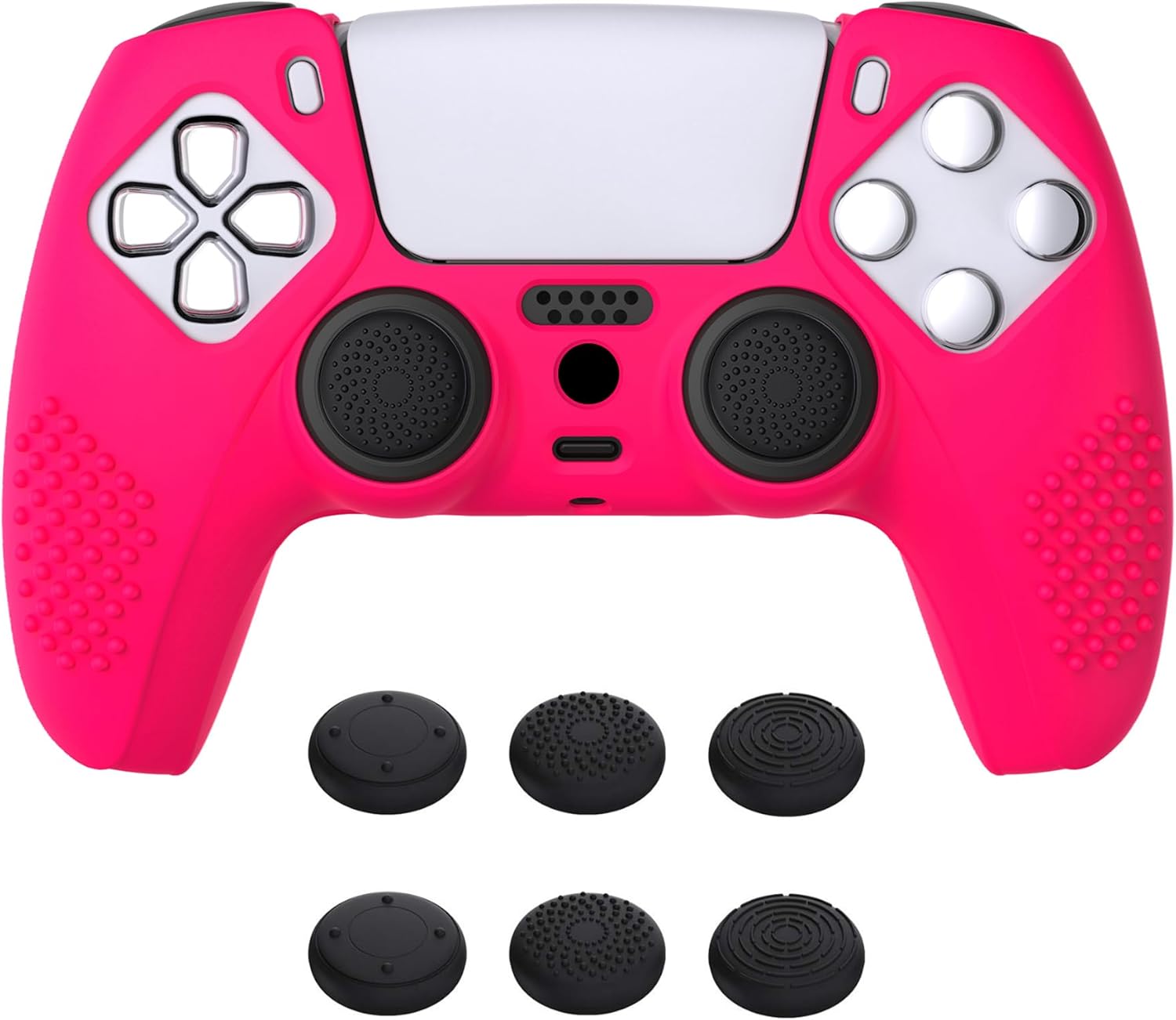 Detalle de eXtremeRate PlayVital PS5 Controller Hülle 6er Set