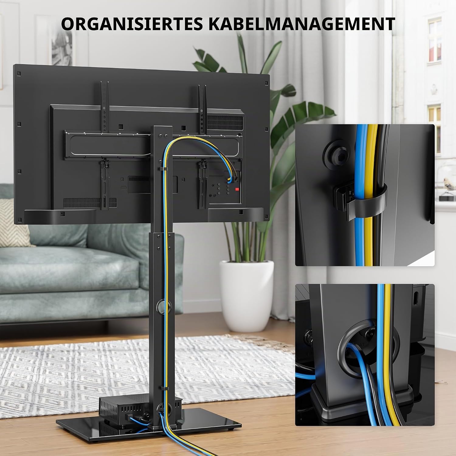 Thumbnail 4 de BONTEC TV Ständer 30–70 Zoll höhenverstellbar