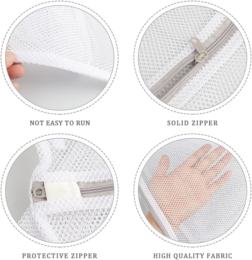 Thumbnail 1 de 4 PCS Mesh Laundry Wash Bag 60x50cm for Clothes