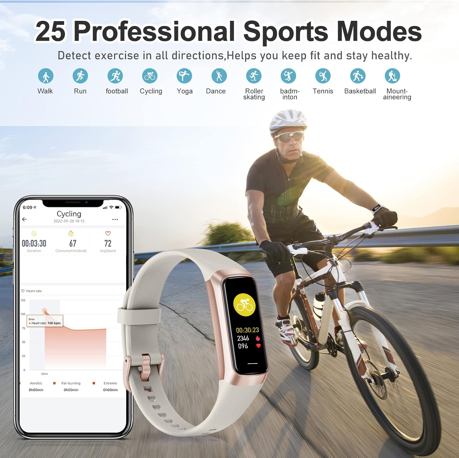 Thumbnail 4 de Spurkey Fitness Tracker with 24/7 Heart Rate