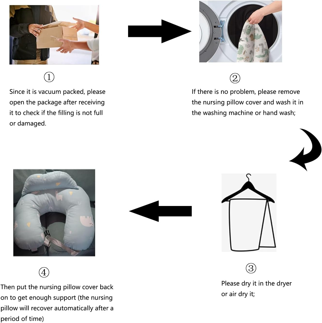 Thumbnail 6 de Topchances Pregnancy Pillow Nursing Pillow