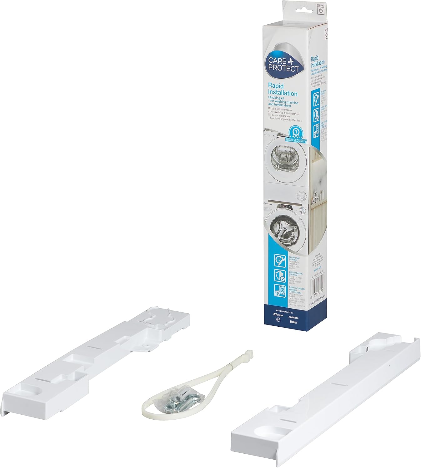 Detalle de CARE+PROTECT Kit apilamiento lavadoras 47-62 cm