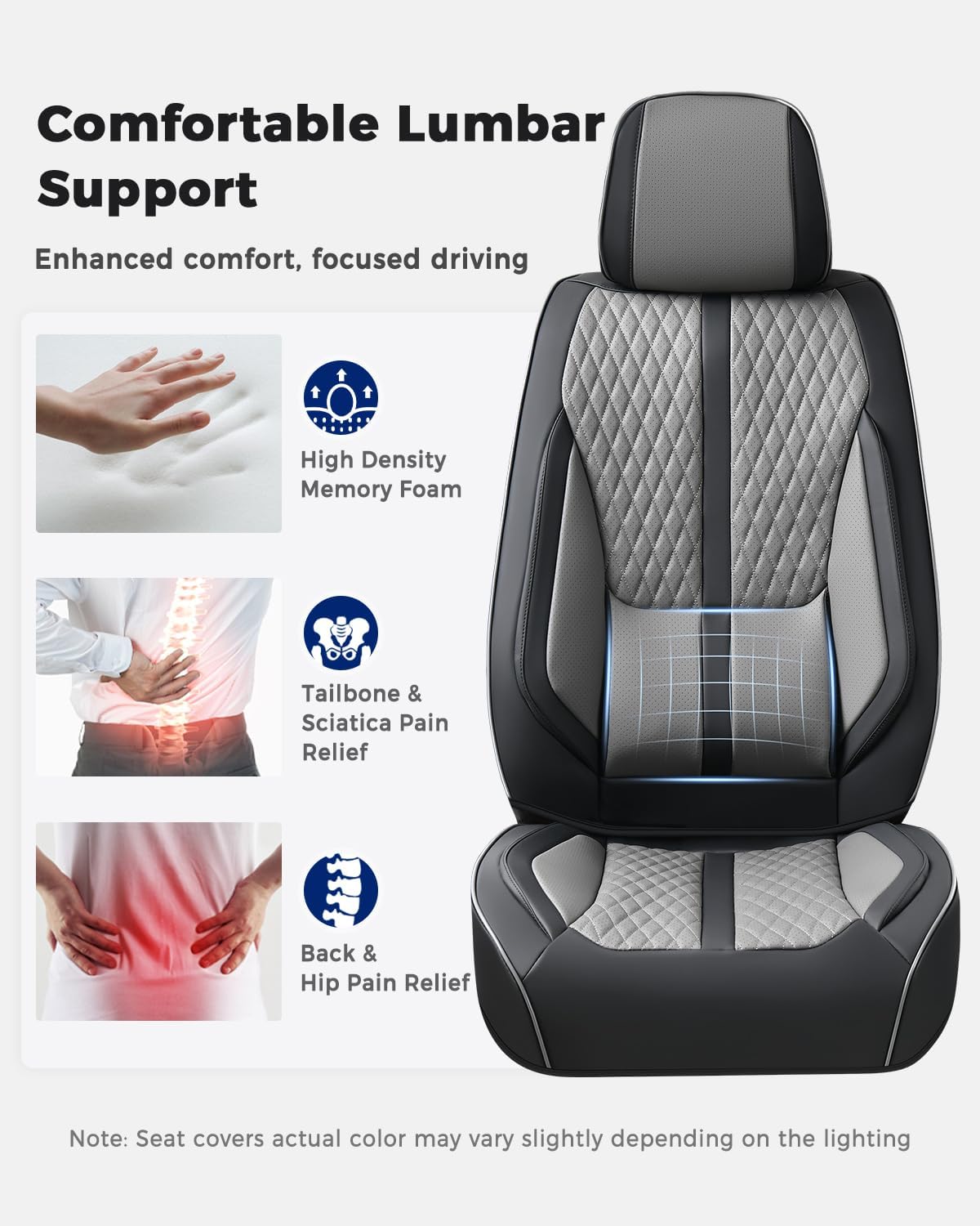 Thumbnail 4 de Huidasource Nappa Leather Seat Covers