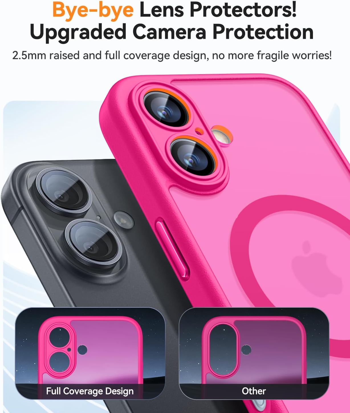 Thumbnail 3 de CANSHN Funda Magética iPhone 16 Rosa