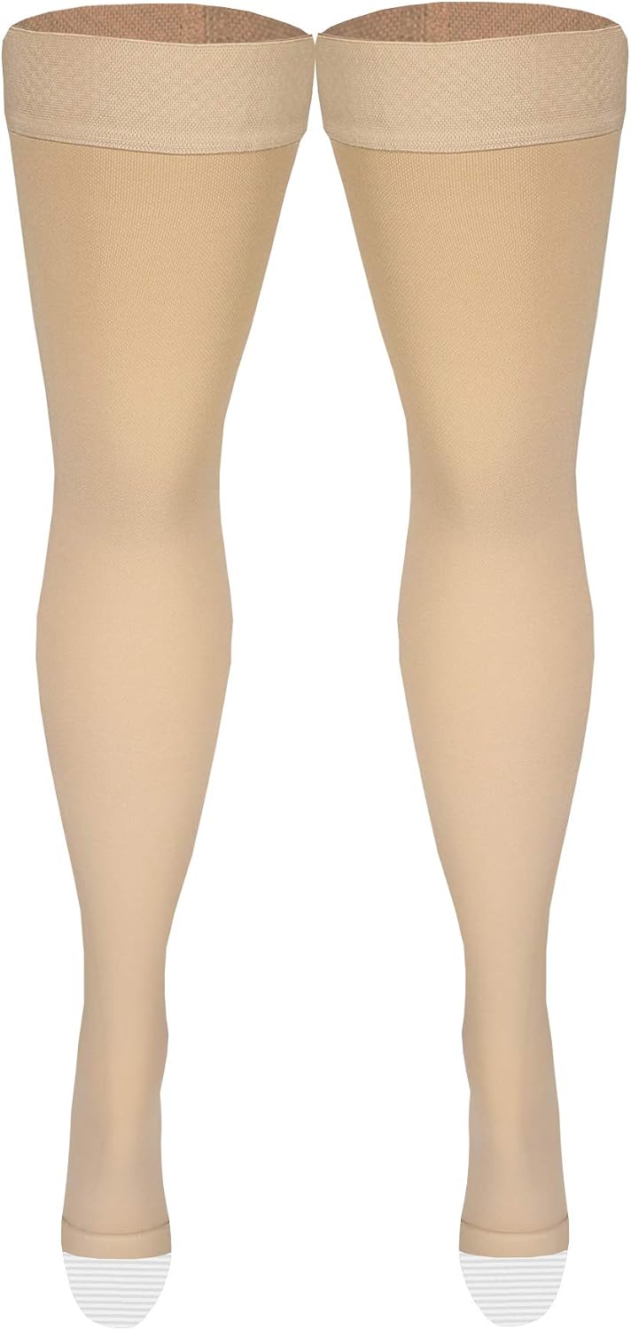 Detalle 2 de Amazon Basic Care Compression Stockings, 20-30 mmHg ⚙