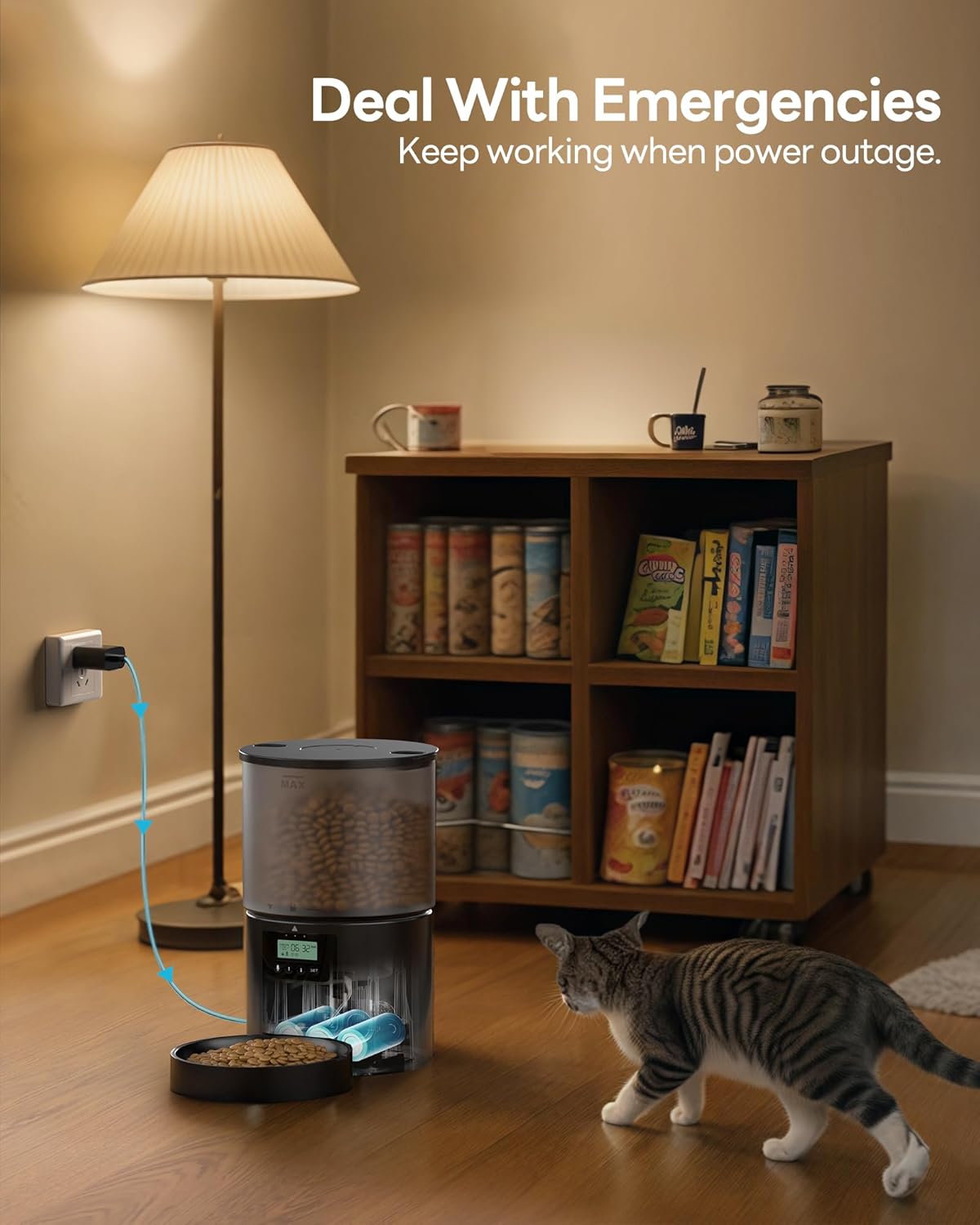 Thumbnail 6 de Automatic cat food feeder 4L with timer