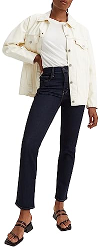 Detalle de Levi's Femme Jeans 724 High Rise Straight - Blue Wave Rinse, 32W/30L
