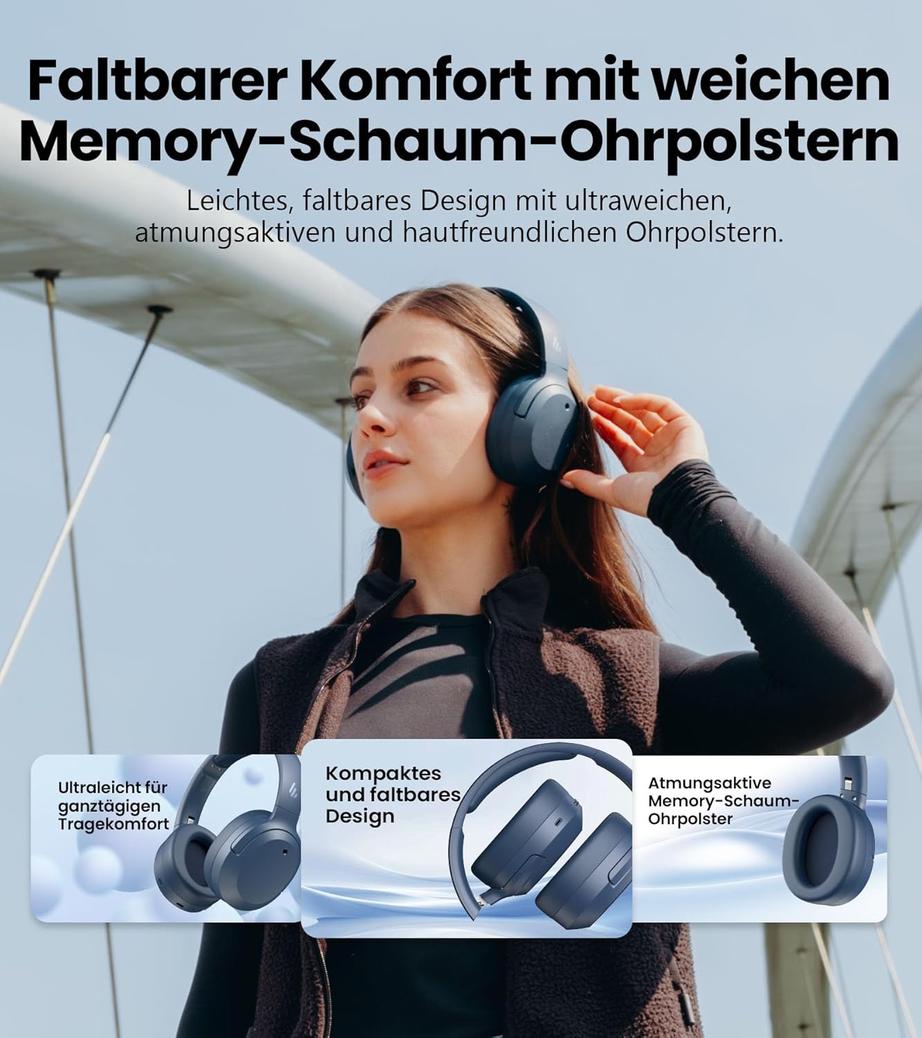 Thumbnail 6 de Edifier W820NB Plus Gen 2 Bluetooth Kopfhörer