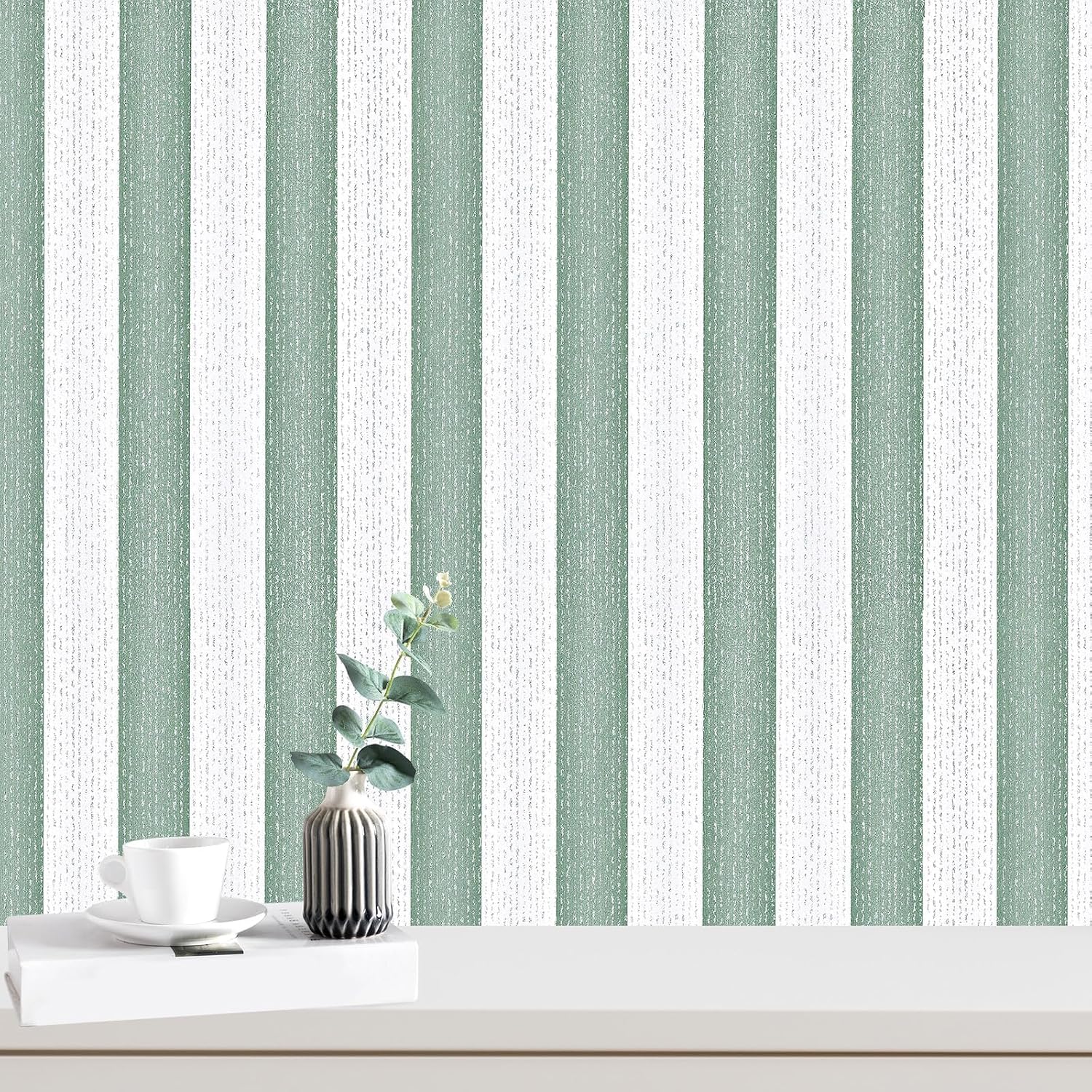 HorryHaus striped peel-and-stick wallpaper, 15.7 in